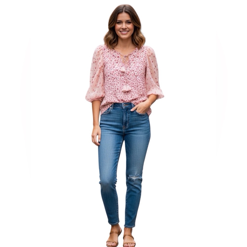 NWT Womens 1State Floral Top Size Medium